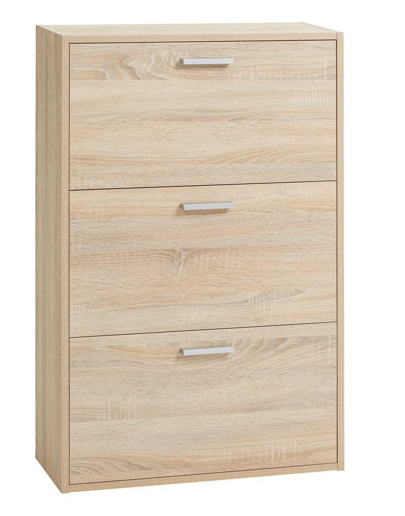 Шафа для взуття 3 відділення, дуб hotdeal, фото 1