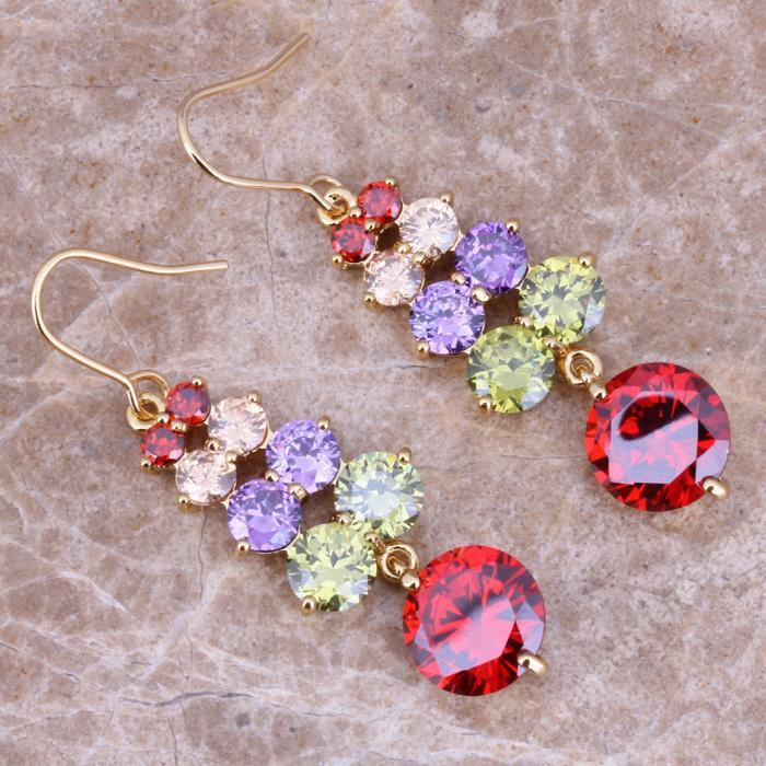 Сережки позолота, фото 1