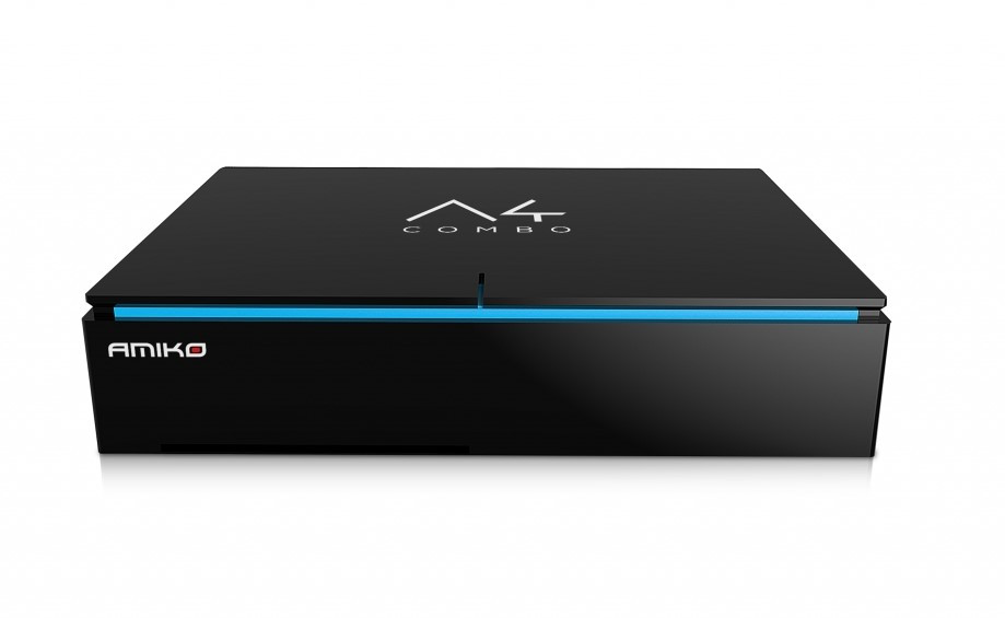 Amiko A4 Combo 4K — DVB-S/S2/T/T2/C ресивер на Андроїді