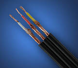 Кабель НЧ 3жили, JY1066-3, діам.-2,8x8,5мм, чорний, 100 м/бухта