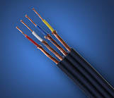 Кабель НЧ 4жили, JY-1066-4, діам.-2,8x11,5 мм, чорний, 100 м/бухта