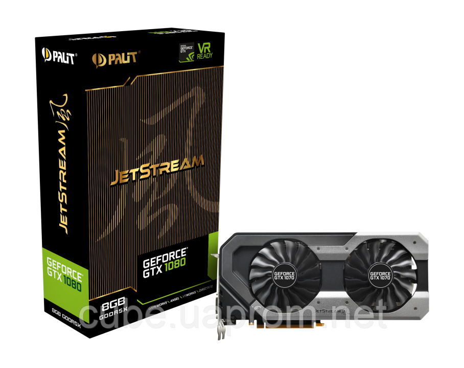 Відеокарта Palit GeForce GTX 1080 Super JetStream (NEB1080S15P2-1040J) б.у. гарантія