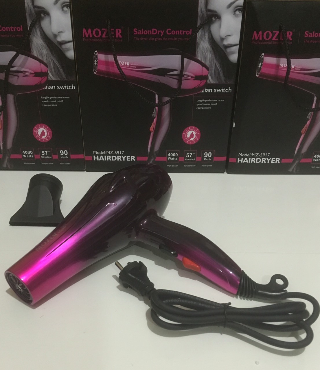 Профессиональный фен для волос Mozer, 4000W: продажа, цена в Киеве ...
