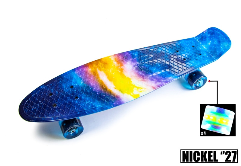 Пенні Борд PENNY BOARD NICKEL 27 "Universe" - Всесвіт з такими колесами