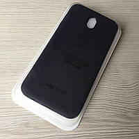 Силиконовый черный чехол для Samsung J7 J730 в упаковке
