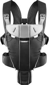 Рюкзак-кенгуру BabyBjorn Carrier Miracle (Black/Silver), фото 2