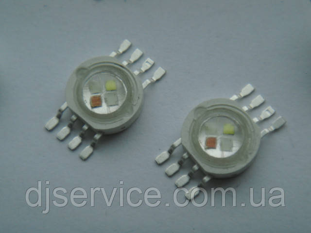 LED діод 10w (12w) RGBW 500mA для WASH голів, парів та ін., фото 1