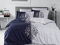 First Choice Hypnoz lacivert(navy blue) постельное белье сатин евро 200х220
