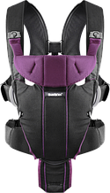 Рюкзак-кенгуру BabyBjorn Carrier Miracle (Black/Purple)