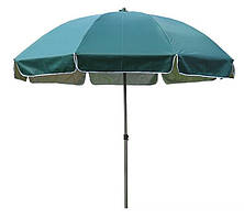 Зонт садовий, парасолька торговий, зонт пляжний, парасолька круглий з клапаном 3 м (16 спиць)