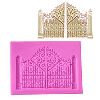 Молд силіконовий Ворота 60 на 80 мм рожевий