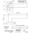 Дверні ручки для міжкімнатних дверей APECS H-0823-A-GM, фото 3