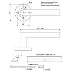 Апекс Дверні ручки РР-203 (H-0203-INOX), фото 3