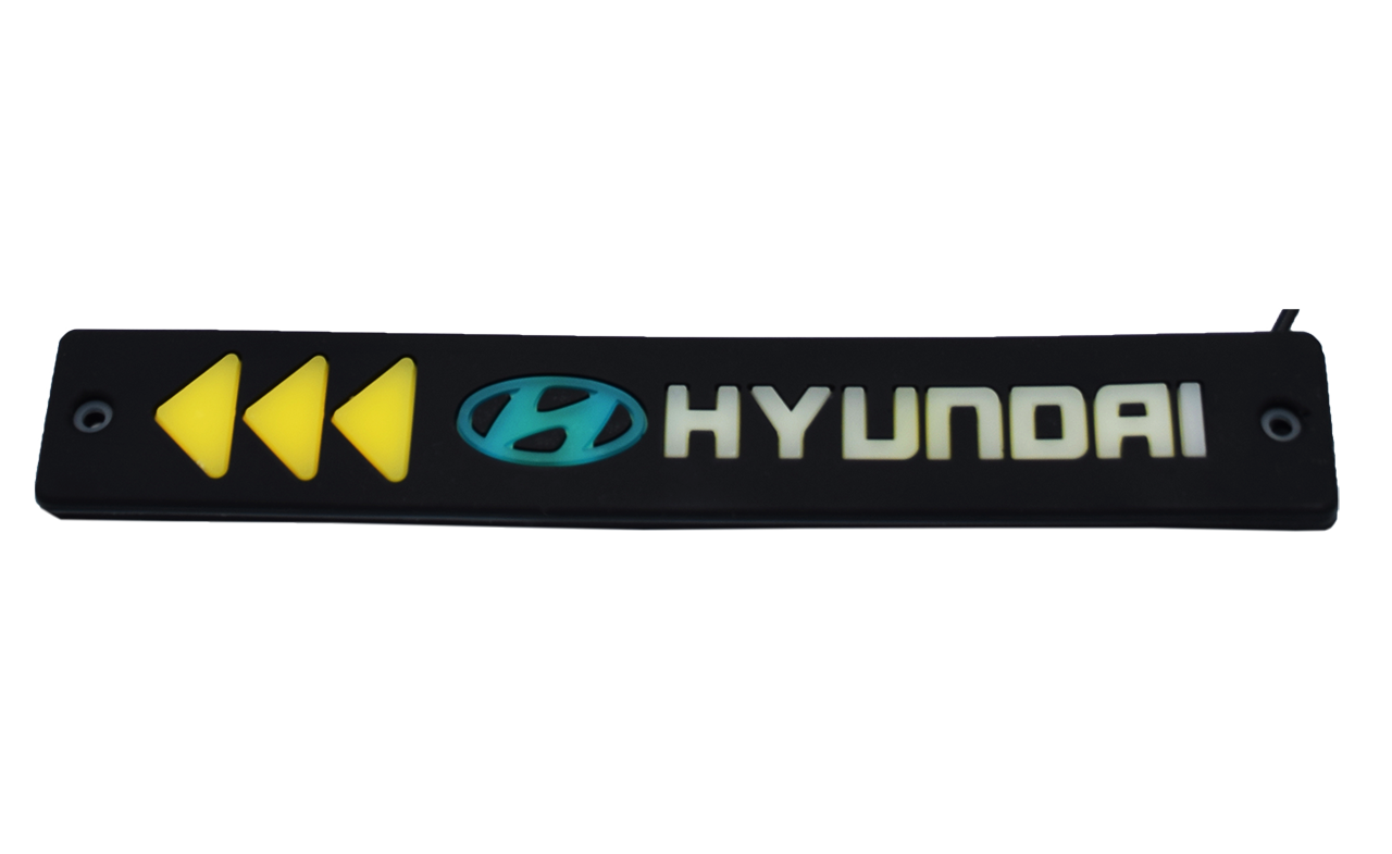 Гнучкі денні ходові вогні з повторювачем повороту LED DRL C4 Hyundai