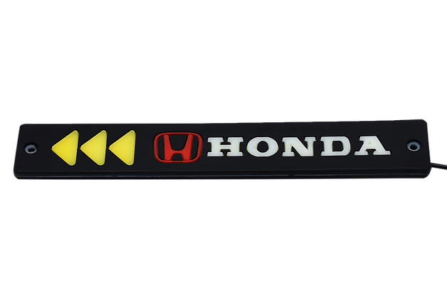 Гнучкі денні ходові вогні з повторювачем повороту LED DRL C5 Honda, фото 1