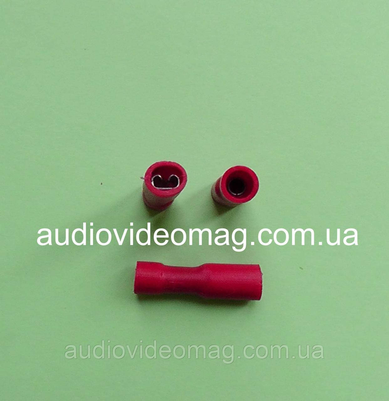 Клема ножова 2.8 мм мама, в повній ізоляції, 1шт., фото 1