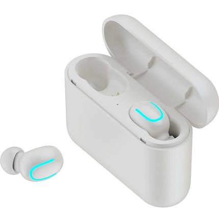 Бездротові навушники HBQ Q32-TWS Bluetooth V5.0 White, фото 1