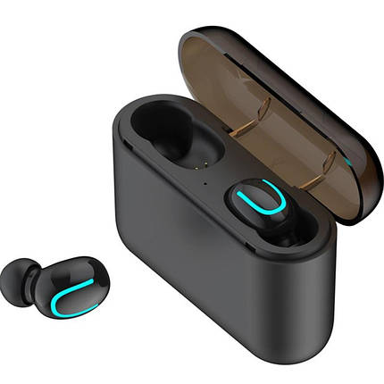 Бездротові навушники Alitek Q32-TWS Bluetooth V5.0 Black, фото 2