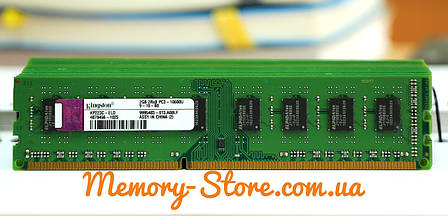 Оперативна пам'ять для ПК Kingston DDR3 2Gb PC3-10600 1333MHz Intel і AMD, б/в, фото 1