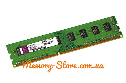 Оперативна пам'ять для ПК Kingston DDR3 2Gb PC3-10600 1333MHz Intel і AMD, б/в, фото 3