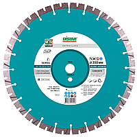 Круг алмазный отрезной DISTAR 1A1RSS/C3 350x3,5/2,5x15x25,4-24-HIT Technic Advanced сегментный по бетону