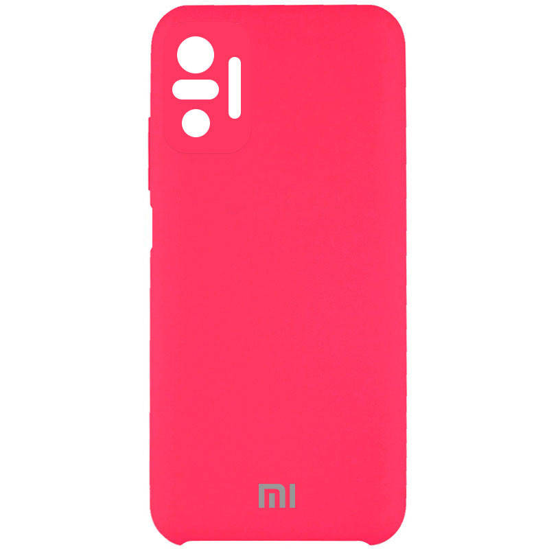 

Силиконовый Чехол с защитой камеры (AAA) для Xiaomi Redmi Note 10 Pro / 10 Pro Max (Розовый / pink)