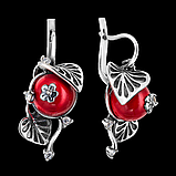 Срібні сережки Варус, фото 2