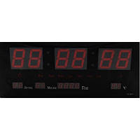 Годинники настінні LED Number Clock 3615, червоні