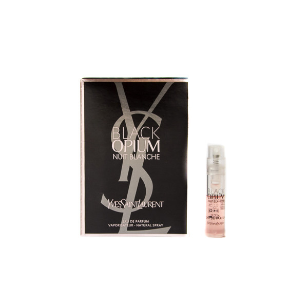 Жіноча елітна парфумована вода Yves Saint Laurent Black Opium Nuit Blanche 1,2ml пробник, східний аромат