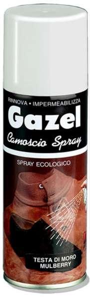 Аерозольна фарба для замші та нубуку, волоський горіх "Gazel" 200ml