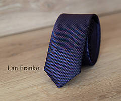 Краватка чоловіча вузька з візерунком |Lan Franko
