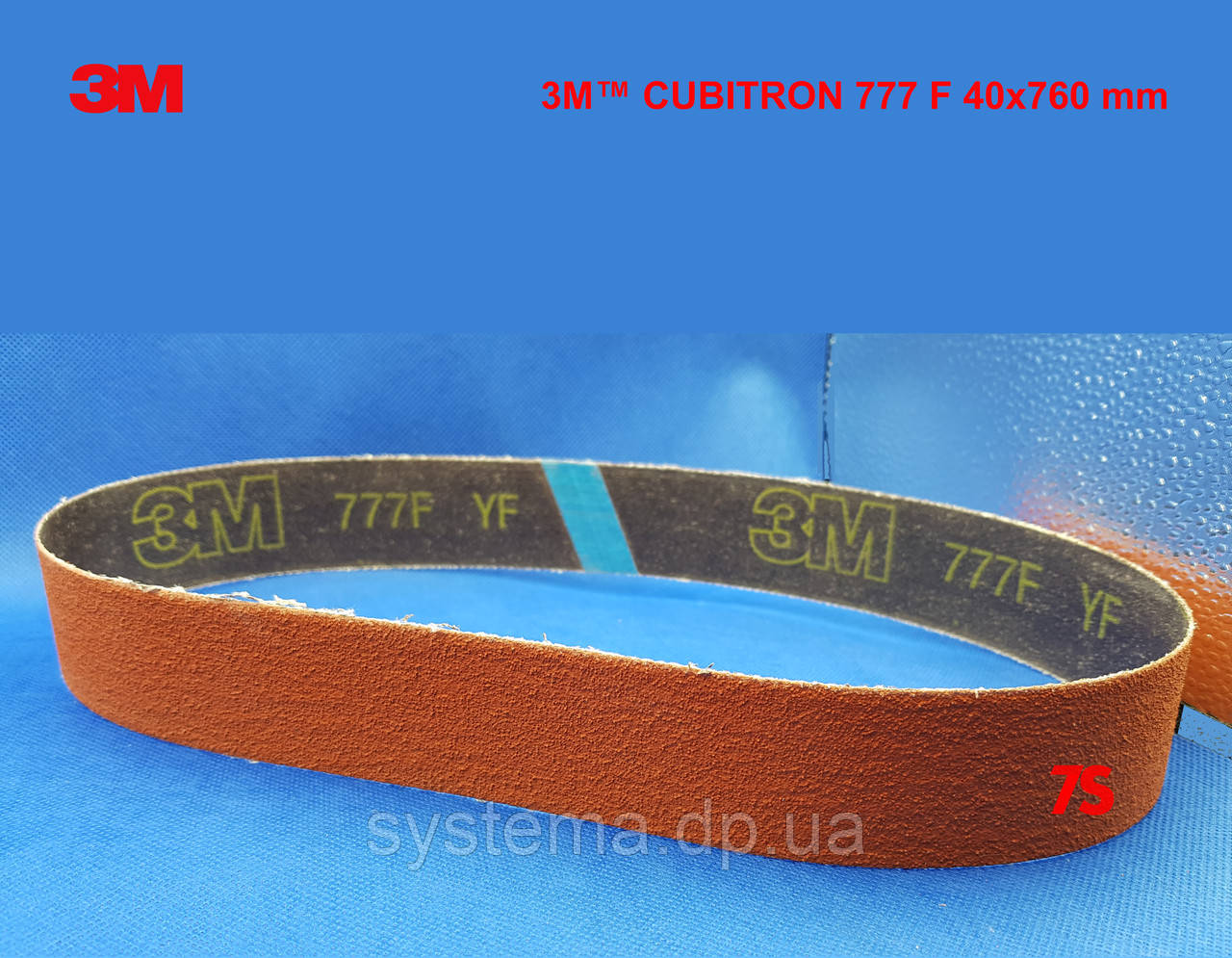 3М™ Cubitron™ 777F - Шліфувальна стрічка 40x760 мм, P120