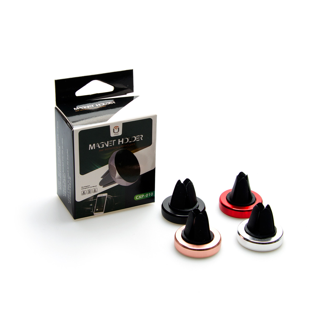 Тримач в авто Youde CXP-010 на магніті в асортименті