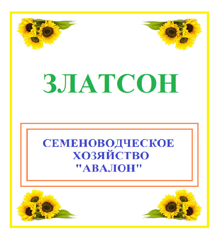 Насіння соняшника ЗЛАТСОН 10кг Авалон 2016р.