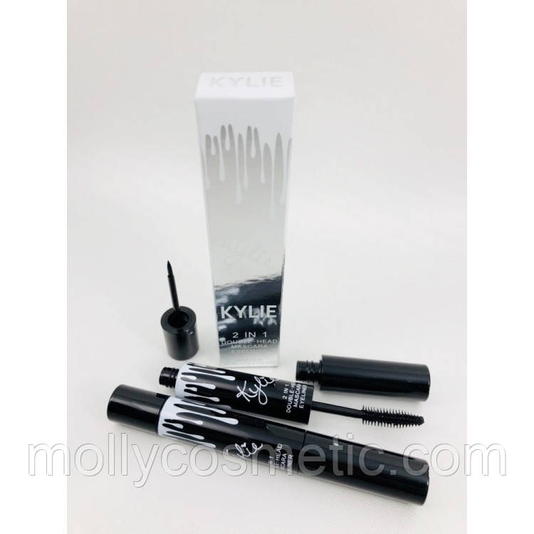Туш для вій + підводка Kylie 2 in 1 Double-Head Mascara Eyeliner