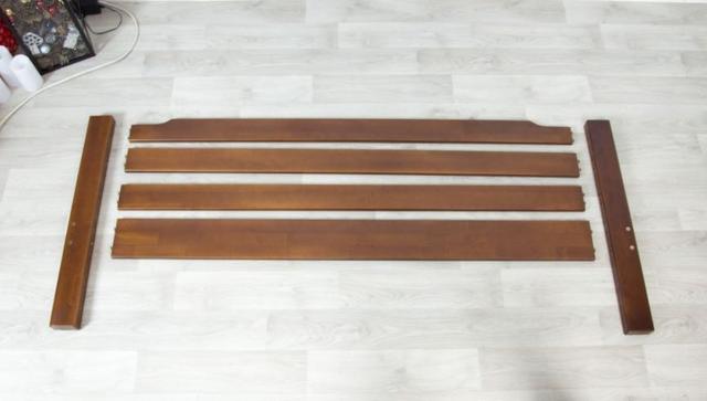 Кровать Ольга (буковый щит) сборка