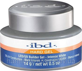 LED/UV Гель IBD Builder Gel Intense White 14g. яскраво-білий гель