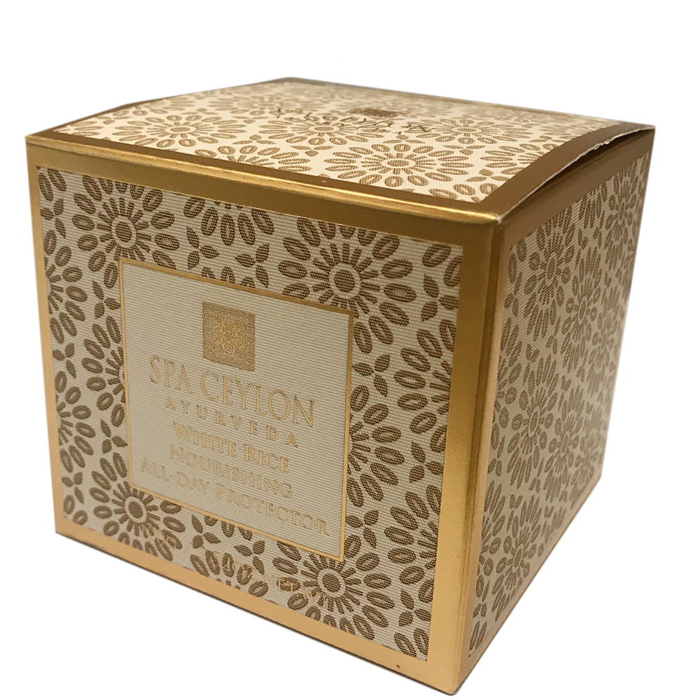 Поживний денний крем протектор для обличчя — БІЛИЙ РІС, фото 1