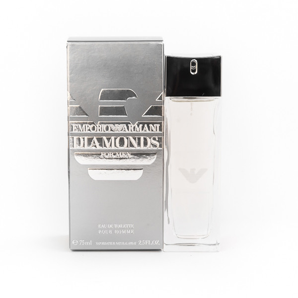 Чоловічі елітні парфуми Giorgio Armani Emporio Armani Diamonds for Men 75ml, деревний аромат з нотою какао