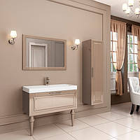 Комплект меблів у ванну кімнату "Патриція" (тумба+раковина+дзеркало+пенал)