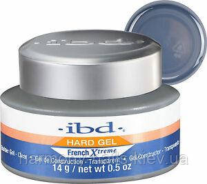 LED/UV Гель IBD French X-treme Builder Gel Clear,14g — прозорий конструювальний гель для моделювання френча