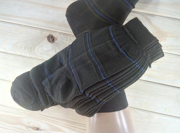 Мужские носки демисезонные KI Рубежное Украина (без упаковки в пучках по 10 пар) НМД-051076 - фото 2 - id-p885885605