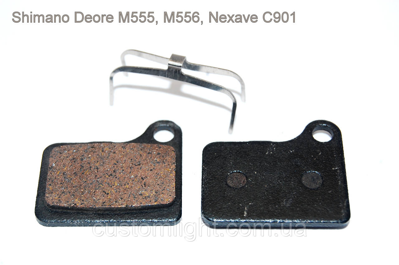 Гальмівні колодки для дискових гальм Shimano Deore M555, M556, Nexave C901 напівметалеві