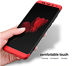 Чохол-бампер GKK 360 для Xiaomi Redmi 5 Plus — червоний, фото 3