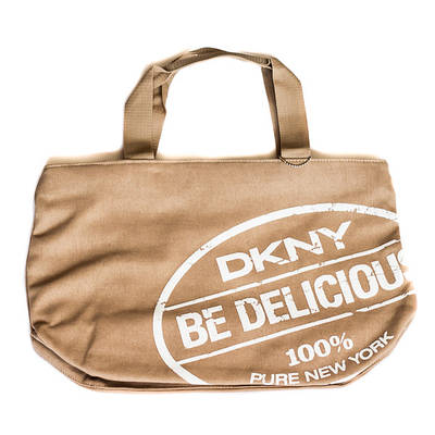 Жіноча сумка на кожен день DKNY Be Delicious оригінал, бежева з принтом