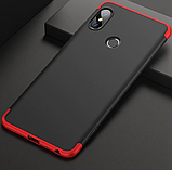 Чохол-бампер GKK 360 для Xiaomi Redmi Note 5 Pro/ Note 5 — червоний, фото 3