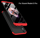 Чохол-бампер GKK 360 для Xiaomi Redmi Note 5 Pro/ Note 5 — червоний, фото 4