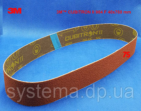 3M™ Cubitron™ II 984F - Шліфувальна стрічка 40x760 мм, Р60+, фото 1
