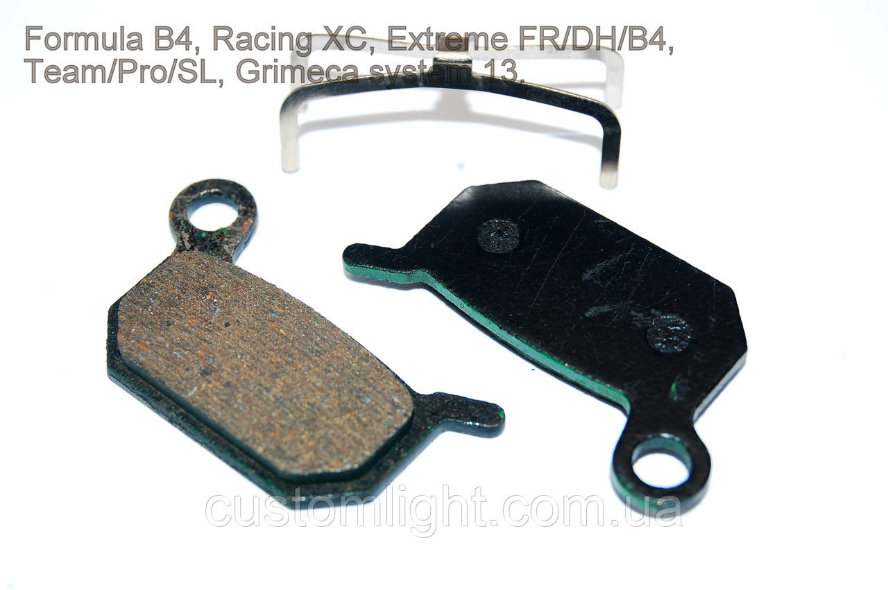 Гальмівні колодки для Formula B4, Racing XC, Extreme FR/DH/B4, Team/Pro/SL напівметалеві