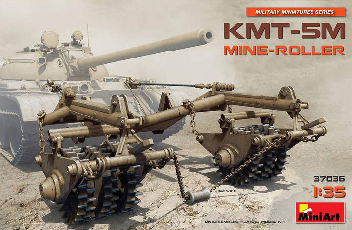 Колійний мінний трал КМТ-5М. 1/35 MINIART 37036, фото 1